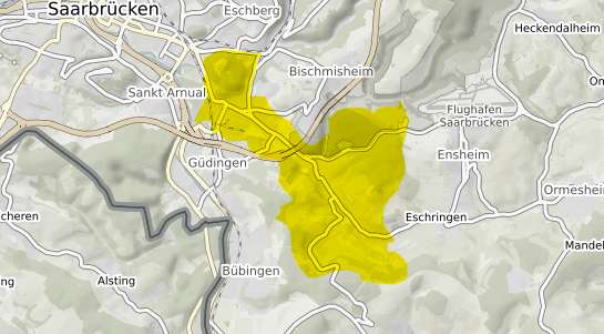 Immobilienpreisekarte Saarbr&uuml;cken Brebach Fechingen